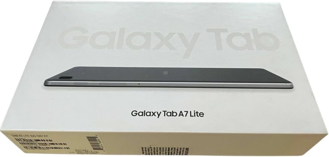 Samsung Galaxy Tab A7 Lite 8.7″ (2021, WiFi + Cellular) 32GB 4G LTE Tablet & Phone (Makes Calls) GSM Unlocked, International Model w/US Charging Cube – SM-T225 (Grey, LTE+WiFi)