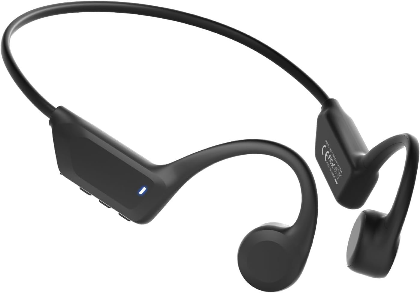 New Waterproof Open-Ear Bone Conduction Headphones – Bluetooth 6.0, 10-Hour Battery Life, Ultra-Light Wireless Headset with Stable Connection, Ideal for Running, Cycling, Workout, Hiking