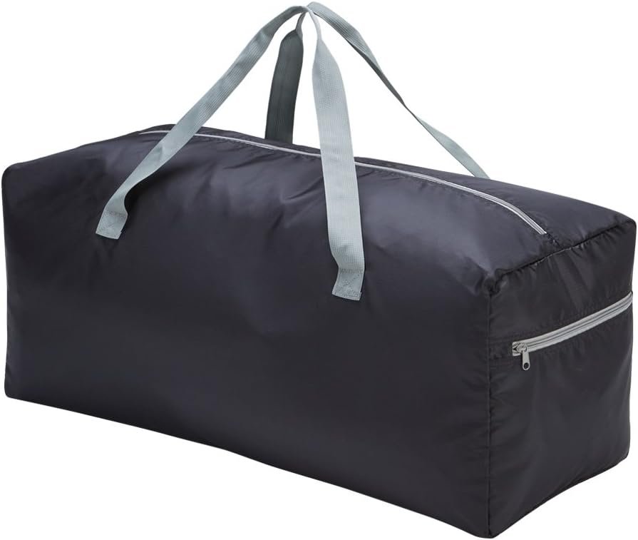 iFARADAY Foldable Duffel Bag 30″ / 75L Lightweight with Water Rresistant for Travel-Black