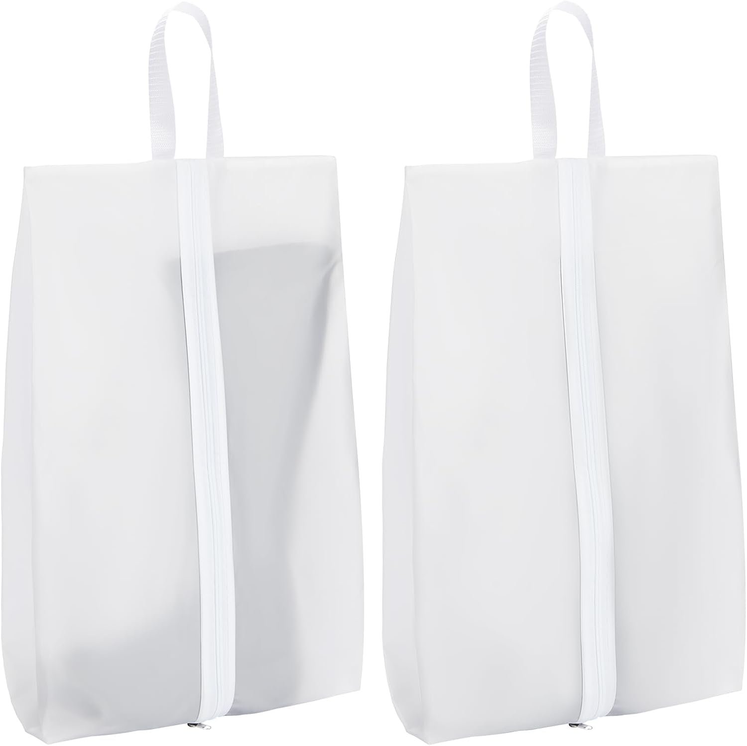 Vorspack Shoe Bags for Travel – 2 Pack Extra Large Transparent Shoe Organizer with Handle Dustproof Shoe Bag Reusable Shoe Storage Bags for Men & Women