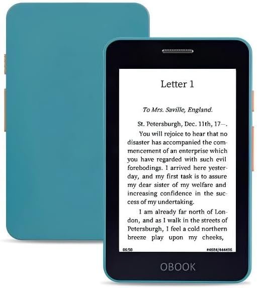 OBOOK5 eBook Readers, 4.26″ Glare-Free Display, 32G, Fast Page Turns, Adjusting Front Light, Weeks of Battery Life, Audiobooks, WiFi, Pocket eReader