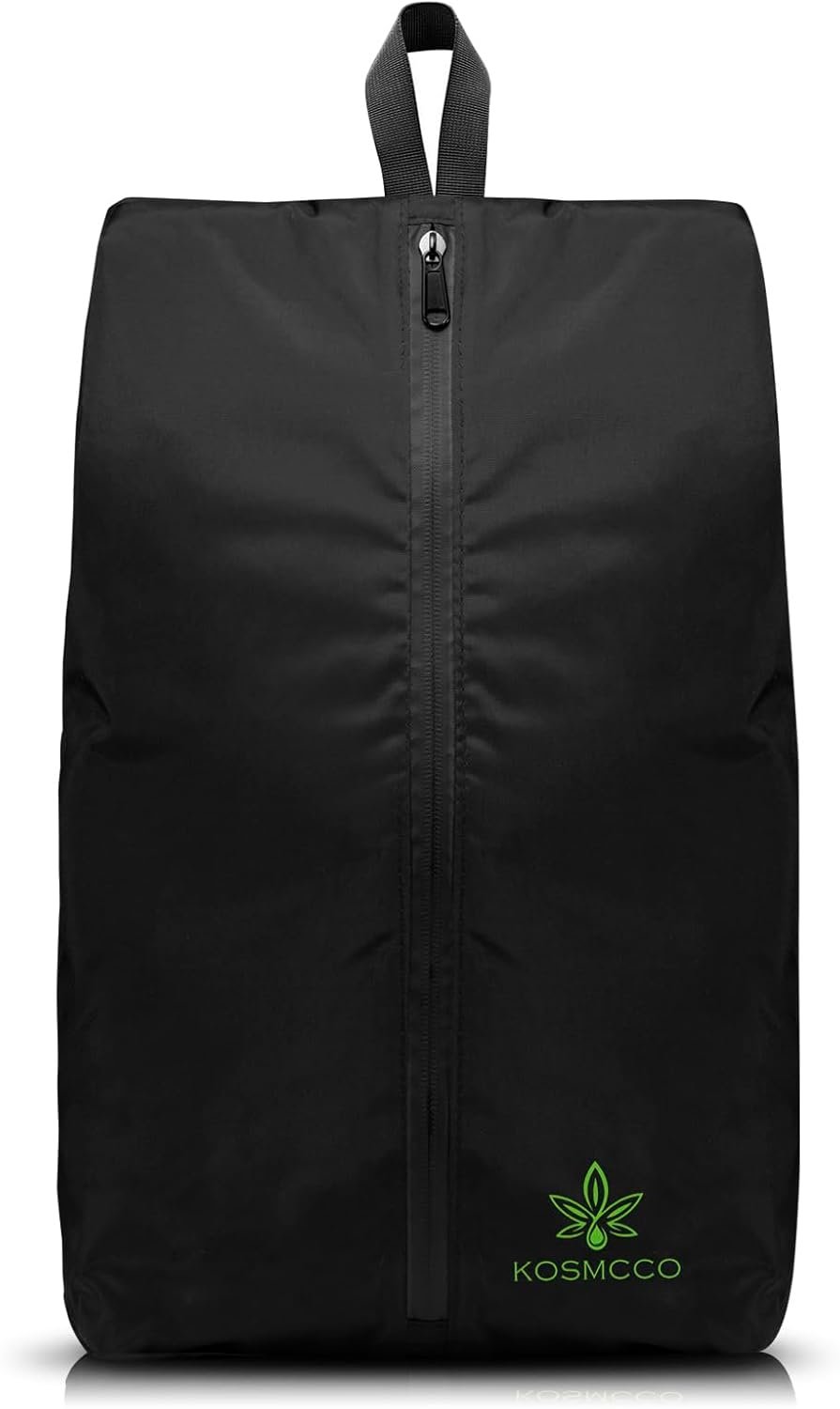 KOSMCCO Smell Proof Cleat Bag – Athletic Soccer & Golf Shoe Bag for Smelly Cleats and Gym Shoes | Durable, Water-Resistant, and Easy to Clean