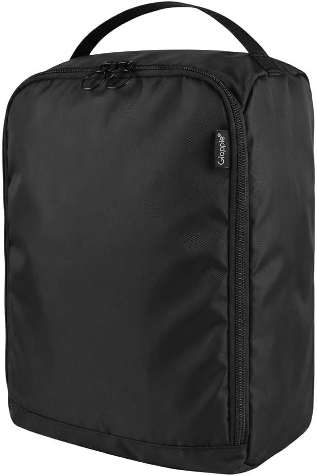 Gloppie Shoe Bags for Travel – Portable Shoes Storage Bag, Shoe Pouch, Shoe Packing Cubes for Men Women – Classic Black