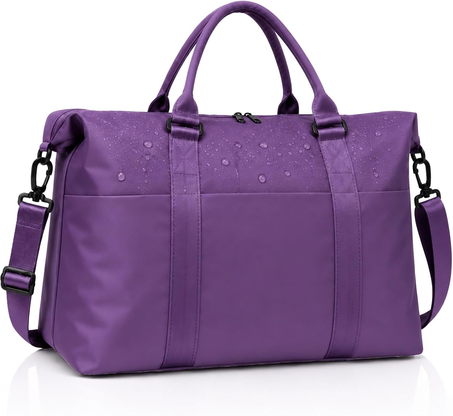 Weekender Duffel Bags for Women, Purple Travel Totes Bag for Airplane Essentials, Overnight Bags for Women with Trolley Sleeve, Large Carry On Hospital Bag for Labor and Delivery, Sport, Gym