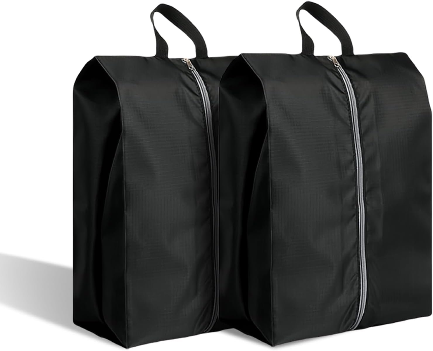 2 Pack Extra Large Zippered Packing Organizers, Lining Portable Shoe Cases for Men & Women