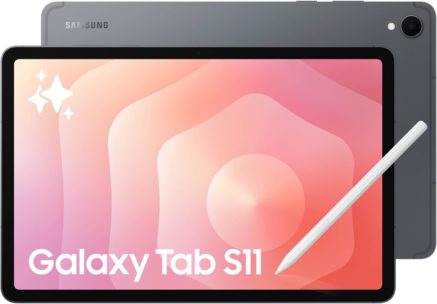 Samsung Galaxy Tab S11 128GB WiFi Android Tablet, Dynamic AMOLED 2X Display, 3nm MediaTek Processor, Galaxy AI, IP68, High Performance, Premium 11″ AMOLED Screen, Slim, Portable Design, Gray