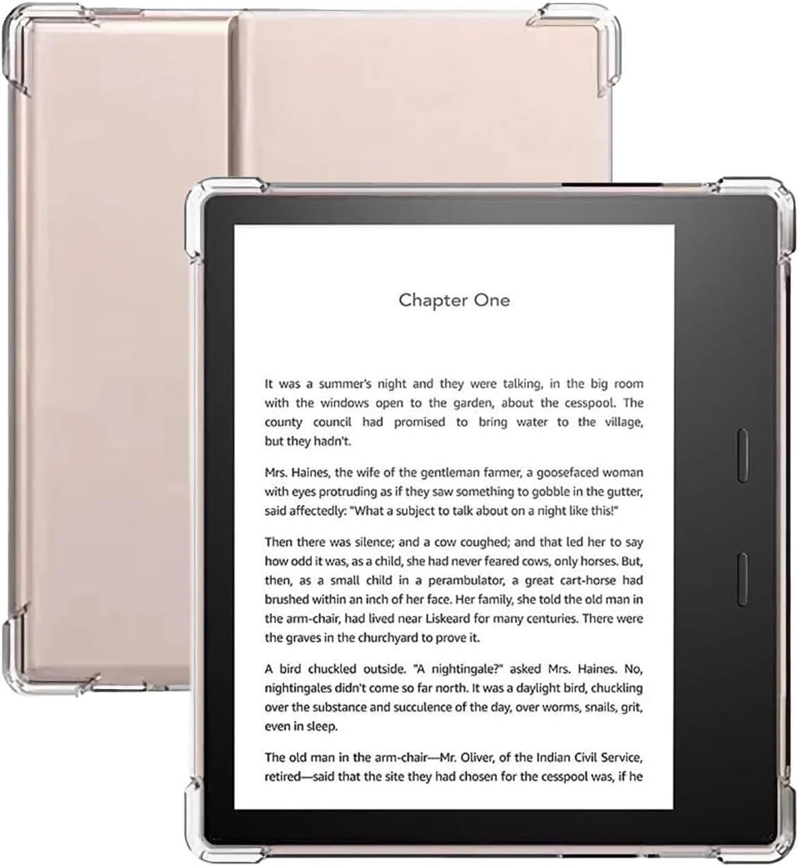 Zcooooool Kindle Oasis Case (9th &10th Gen,2017/2019 Released) 7″ Clear Cover Reinforced Corners Case for Amazon Kindle Oasis