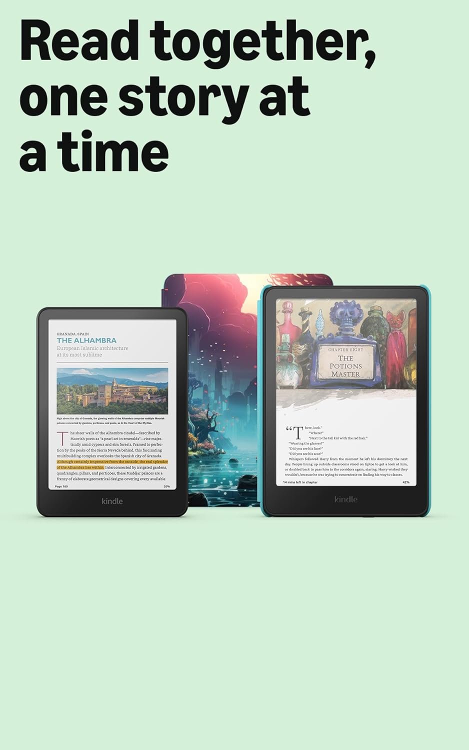 Amazon Kindle Colorsoft Reading Together Bundle – Reading in color