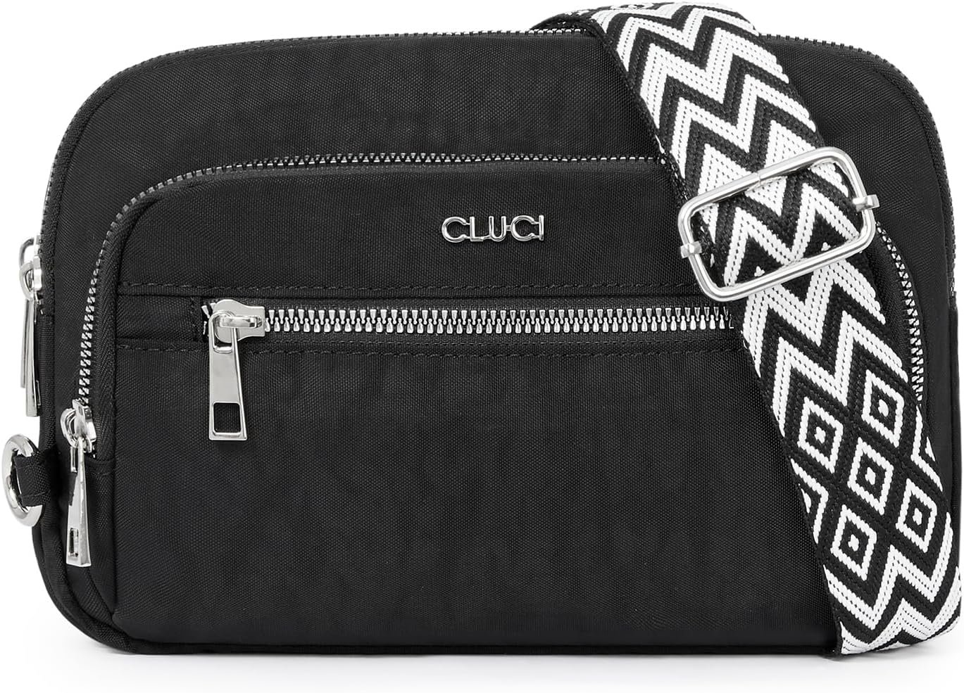 CLUCI Small Crossbody Bags for Women Travel,Anti Theft Cross Body Purse for Woman Foldie RFID Blocking Nylon Belt Bag