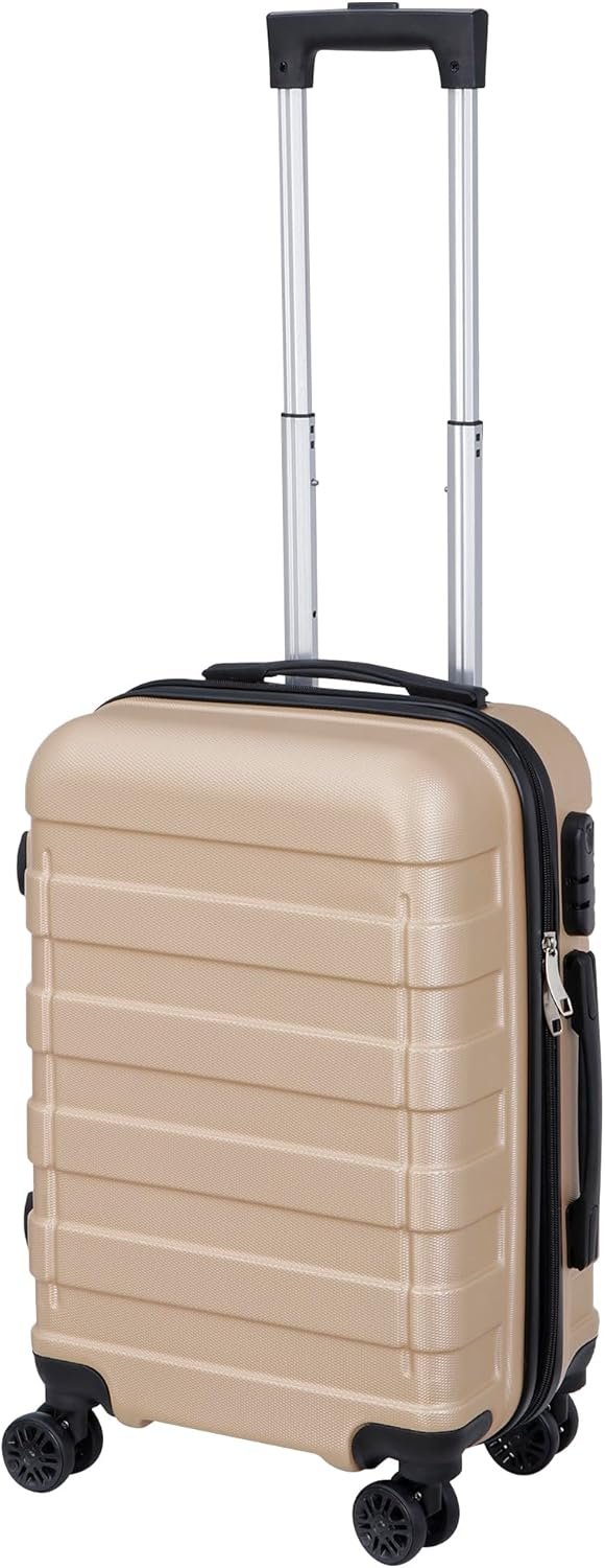 LEMY Ultra-Lightweight Hardshell Carry On 21 Inch Expandable Suitcase with 8 Smooth Spinner Wheels,TSA Lock,for Business Travel and Weekend Trips,Airline Approved