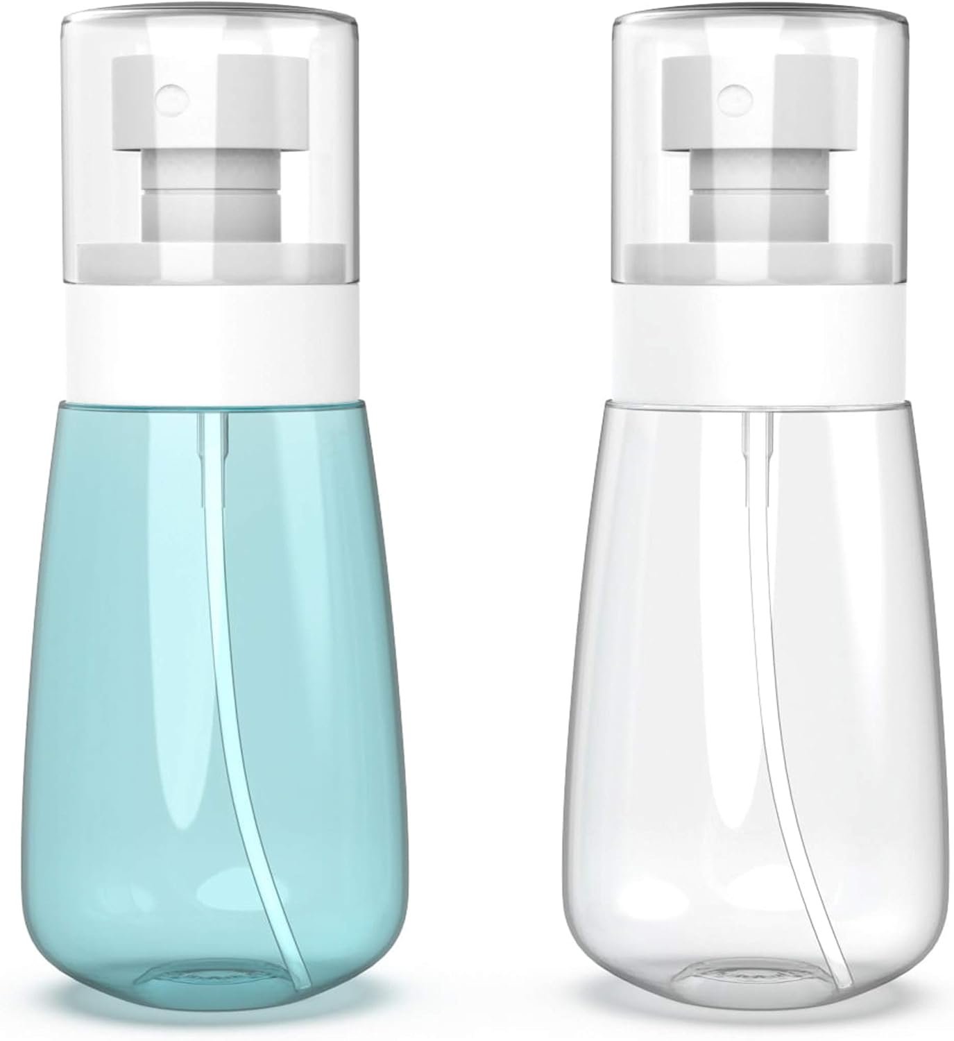 RELANOR Pack 2 Small Spray Bottle Travel Size 2oz/60ml – Fine Mist Mini Empty Spray Bottles – Leak Proof – for Toners, Face & Hair Mist