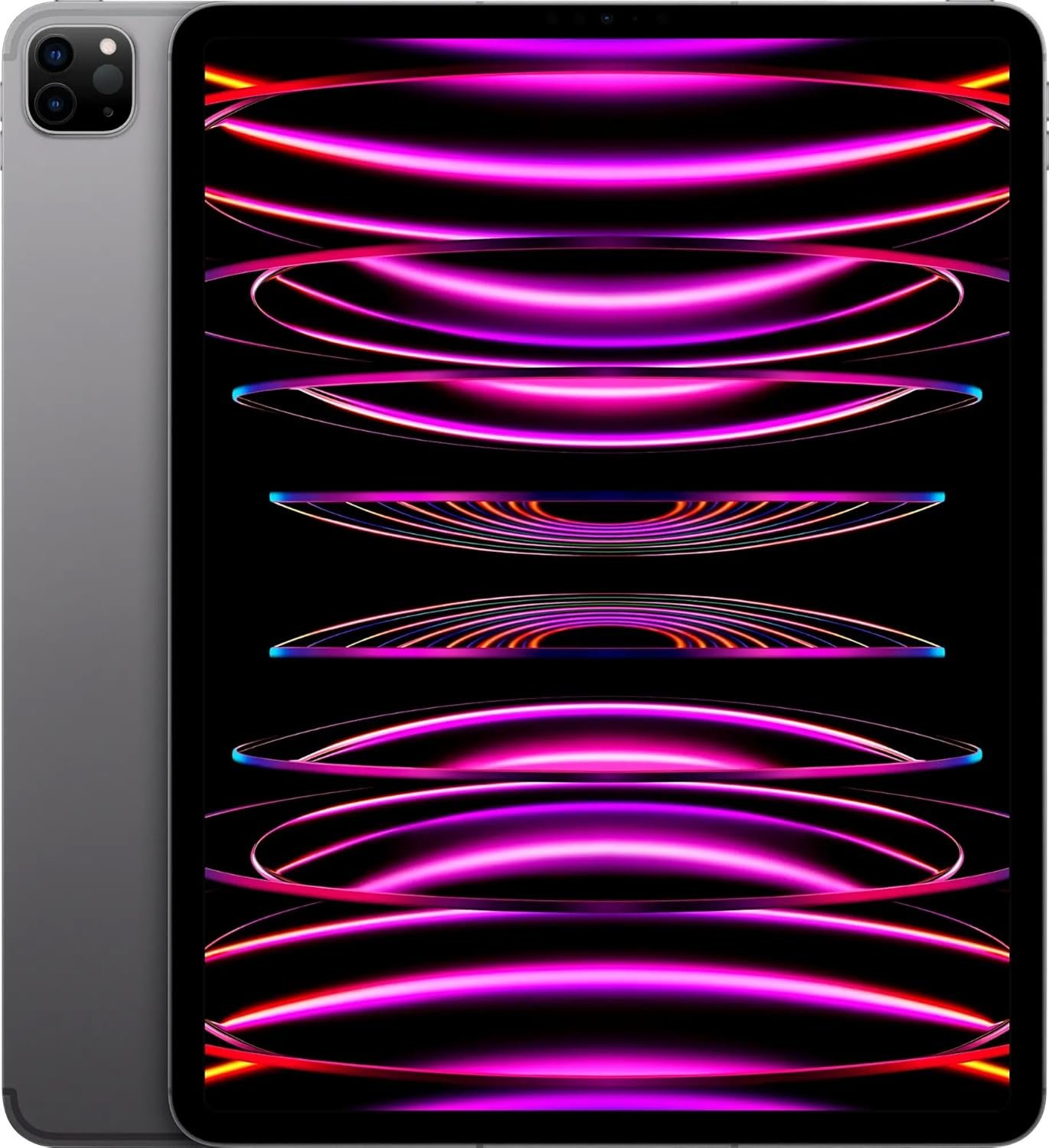 Apple 2022 iPad Pro, 12.9-inch, Wi-Fi + Cellular, 256GB, Space Gray (Renewed Premium)