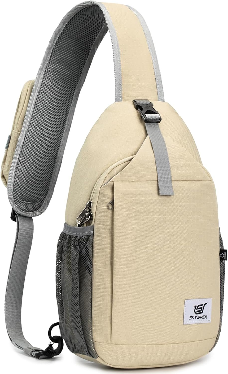 SKYSPER Sling Bag RFID Cross Body Bag Recycled Crossbody Backpack Travel Daypack