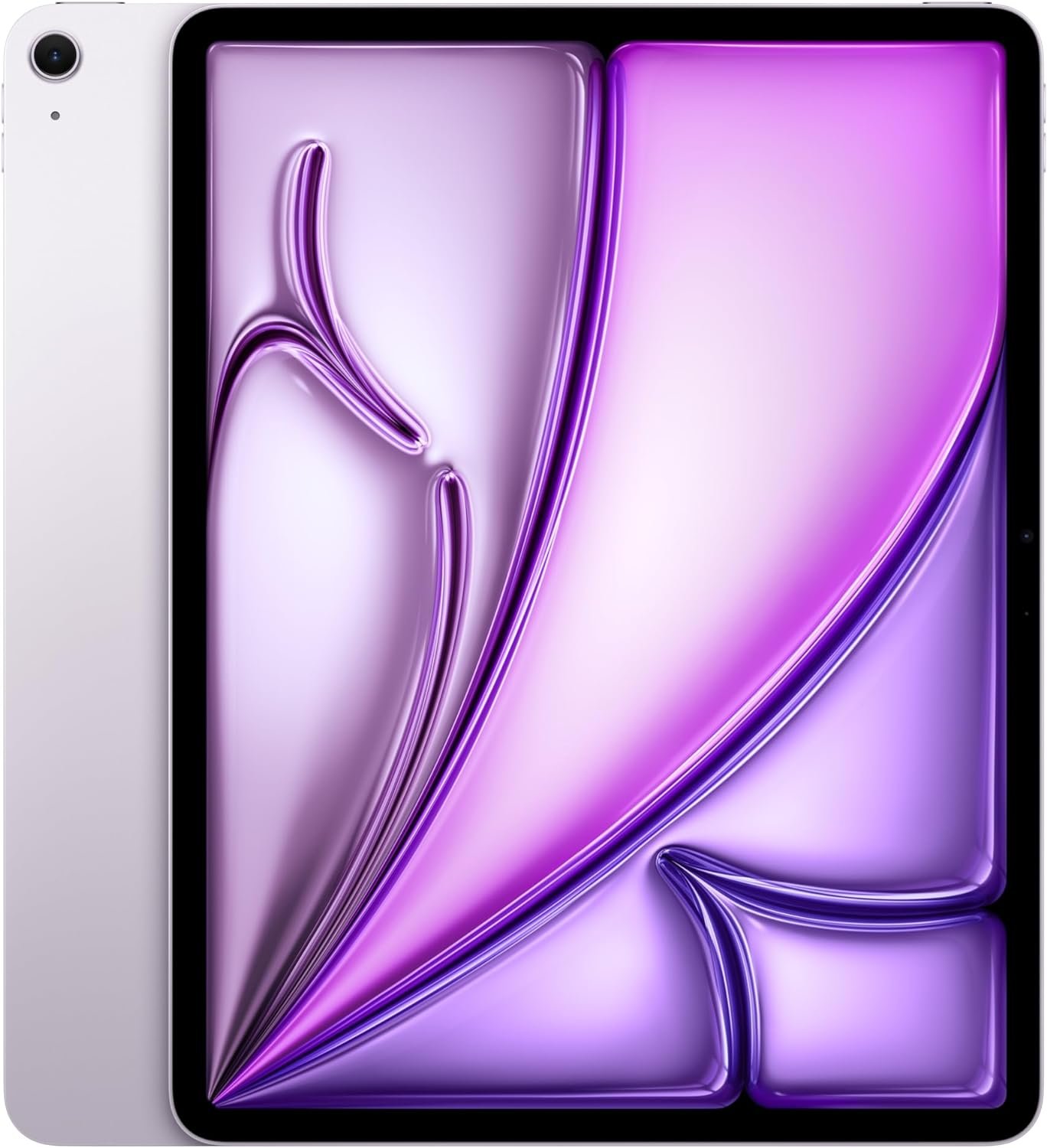 Apple iPad Air 13-inch (M2): Built for Apple Intelligence, Liquid Retina Display, 128GB, 12MP Front/Back Camera, Wi-Fi 6E, Touch ID, All-Day Battery Life — Purple