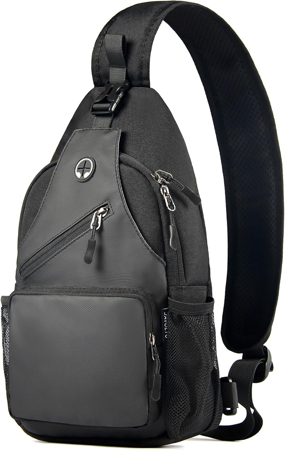 Javolto Sling Bag for Men Crossbody Backpack, Small Sling Backpack Mens Shoulder Bag, Casual Daypack Hiking Bag for Travel