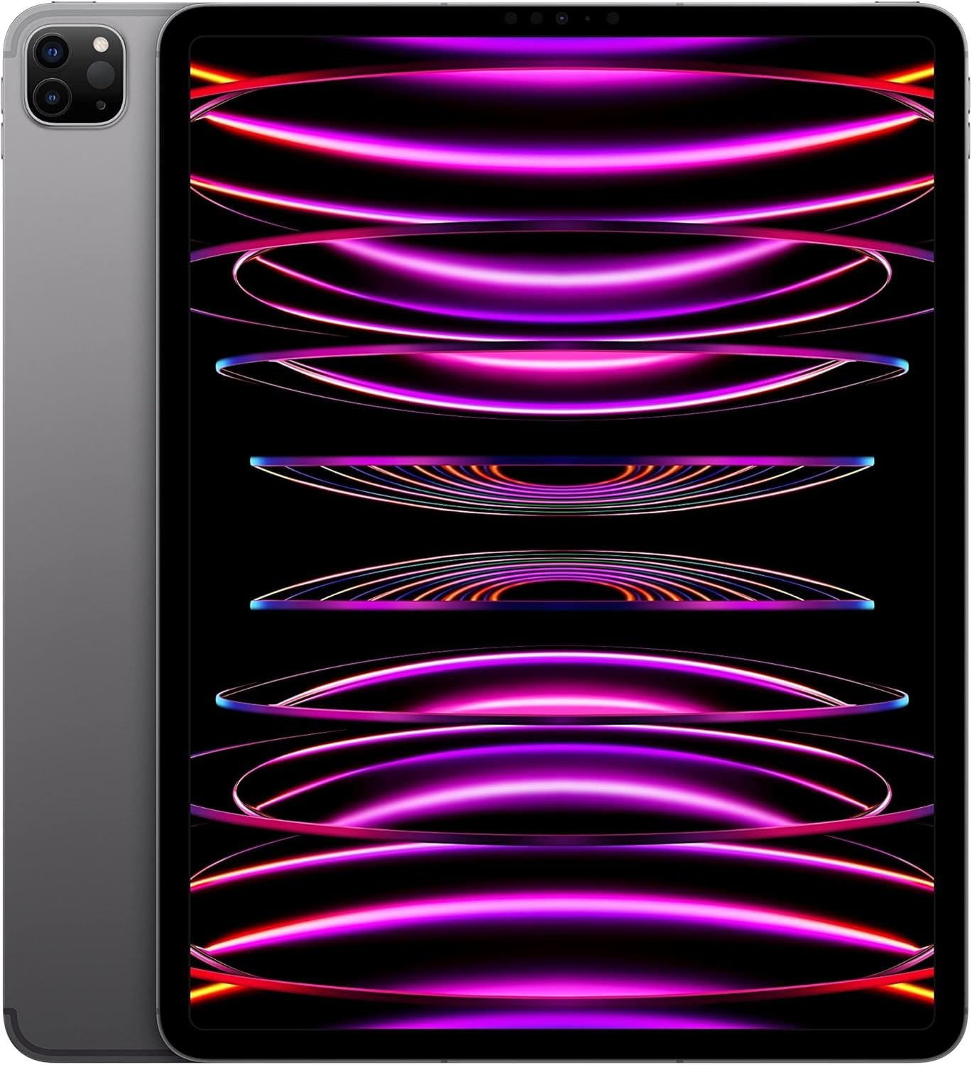 Apple 2022 iPad Pro, 12.9-inch, Wi-Fi + Cellular, 256GB, Space Gray (Renewed)