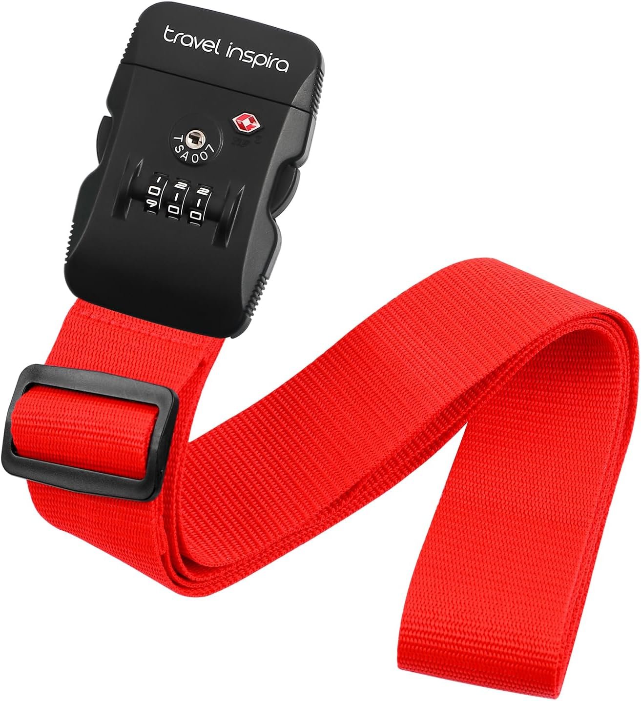 Travel Inspira Luggage Straps for Suitcases with TSA Lock, Protect Your Luggage Anti-Burst, High Visibility Color, Easy to Identify Luggage Adjustable Heavy Duty Belt for 20-28 Inch Suitcases
