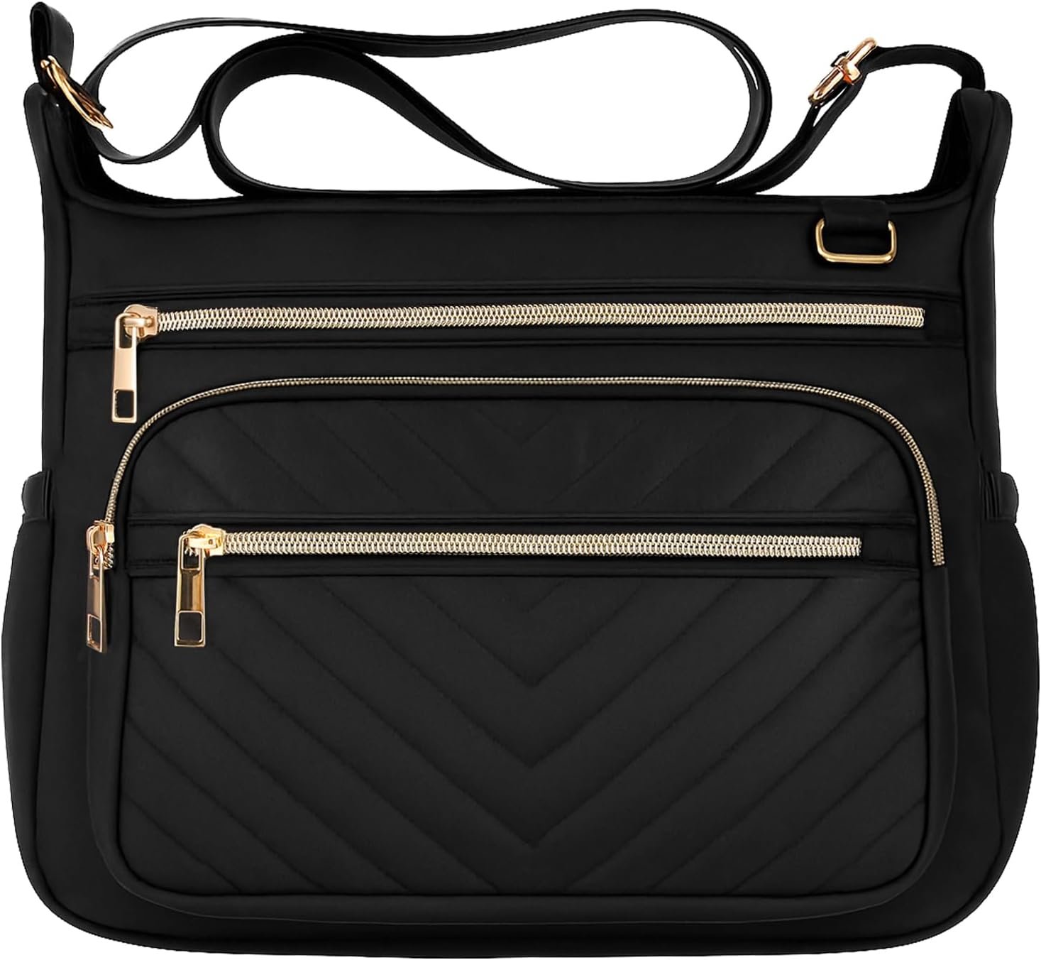 Crossbody Purse for Women Travel, Nylon RFID Anti-Theft Shoulder Crossbody Bag With Multiple Pockets for Daily Or Work