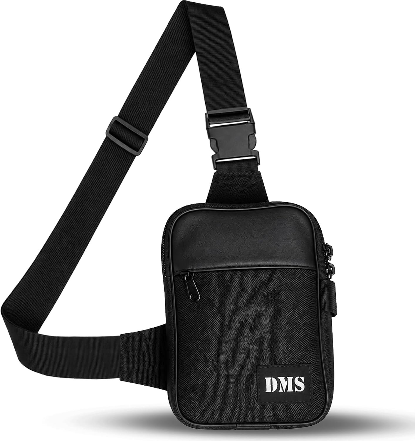 Mini Crossbody Sling Bag for Men Women,Running Waist Pack Dual Pocket Water Resistant Fanny Pack Running Phone Holder for Travel Running Hiking Cycling Hands-Free Wallets Waist Pack