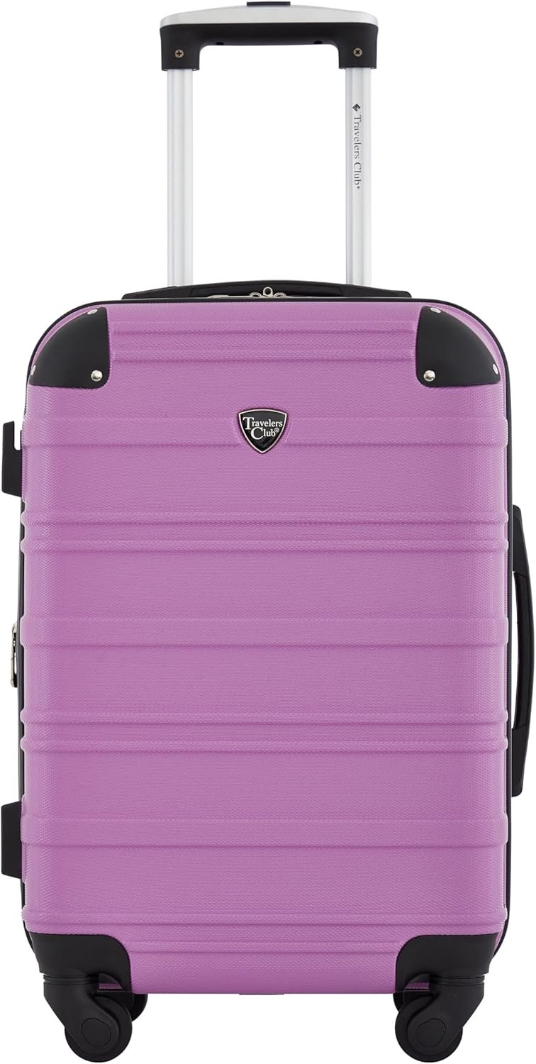 Travelers Club Phoenix Luggage, Mulberry, 22-Inch Carry-On