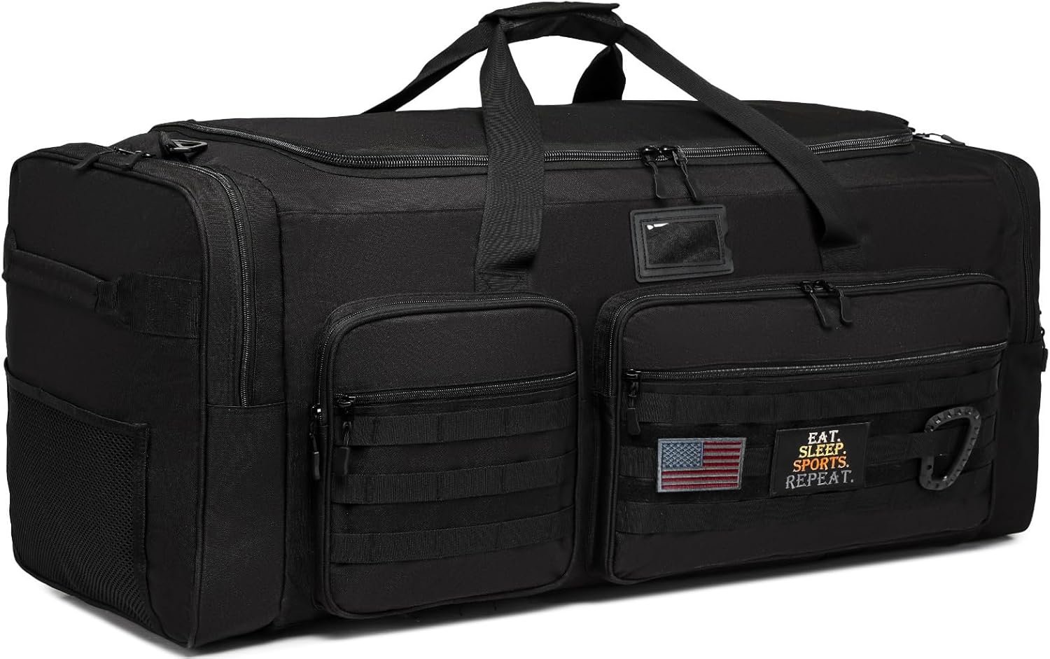 130L Extra Large Duffle Bag for Men, Heavy Duty Large Duffle Bag for Travel with Shoe Compartment, XL Sports Gym Equipment Bag for Hockey Football Baseball Basketball & More