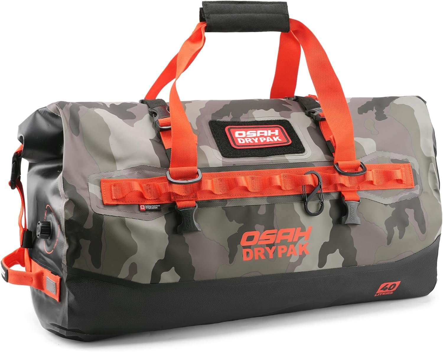 OSAH DRYPAK Waterproof Duffel Bag 25L/40L/60L – Heavy-Duty Motorcycle Tail Bag, Roll-Top Dry Bag for Travel, Camping, Boating, Kayaking, Outdoor Adventure