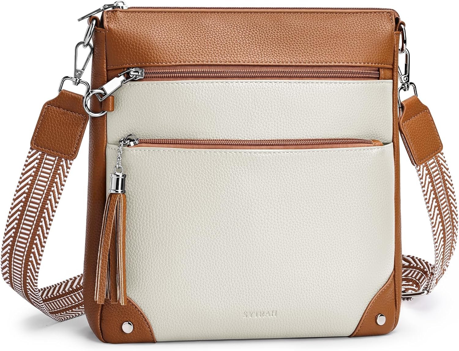 SYTRAH Anti Theft Crossbody Purses for Women RFID Blocking Crossbody Bags, Travel Shoulder Purse with Built-in Wallet