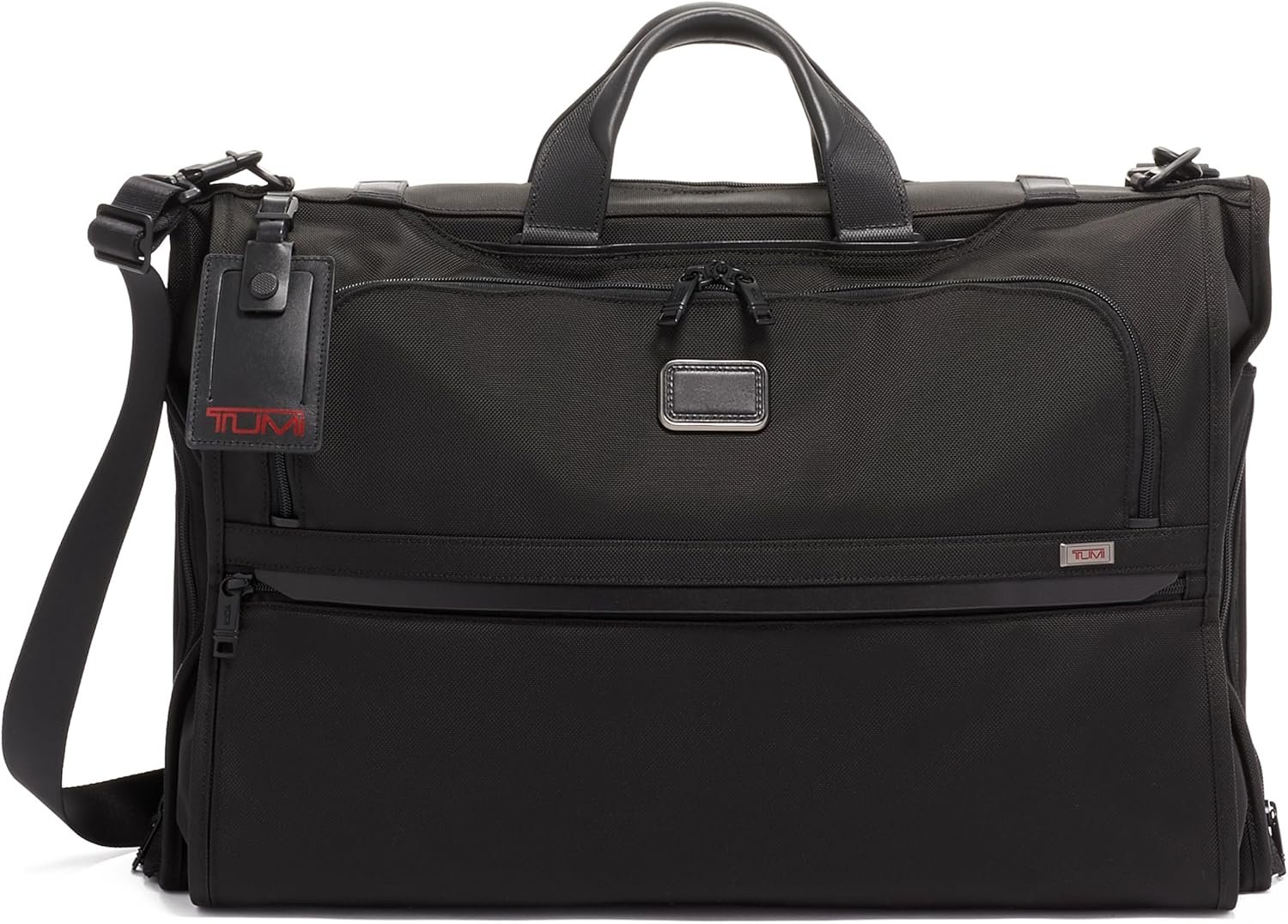 TUMI – Alpha Garment Bag Tri-Fold Carry-On – Business Travel Garment Bag – Fits Suits And Gowns – Top Carry Handles – Black