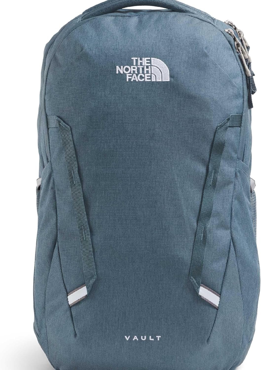 The North Face Women’s Vault Everyday Laptop Backpack – Commuter Travel Bag, Water-Repellent, Spacious Main Compartment, Granite Grey Light Heather/Frost Grey, One Size