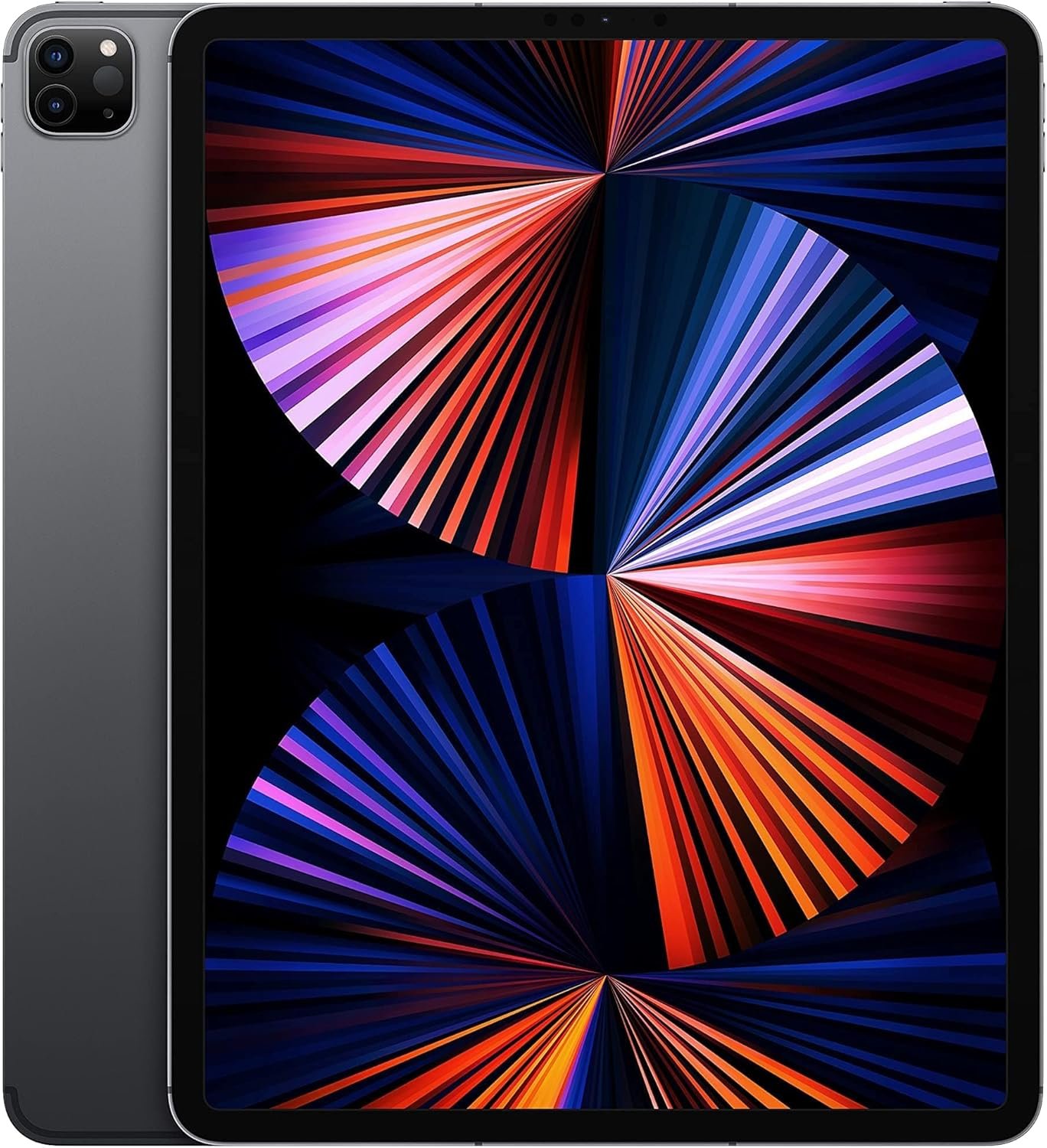Apple 2021 iPad Pro 12.9-inch, Wi‐Fi + Cellular, 256GB – Space Gray (Renewed)