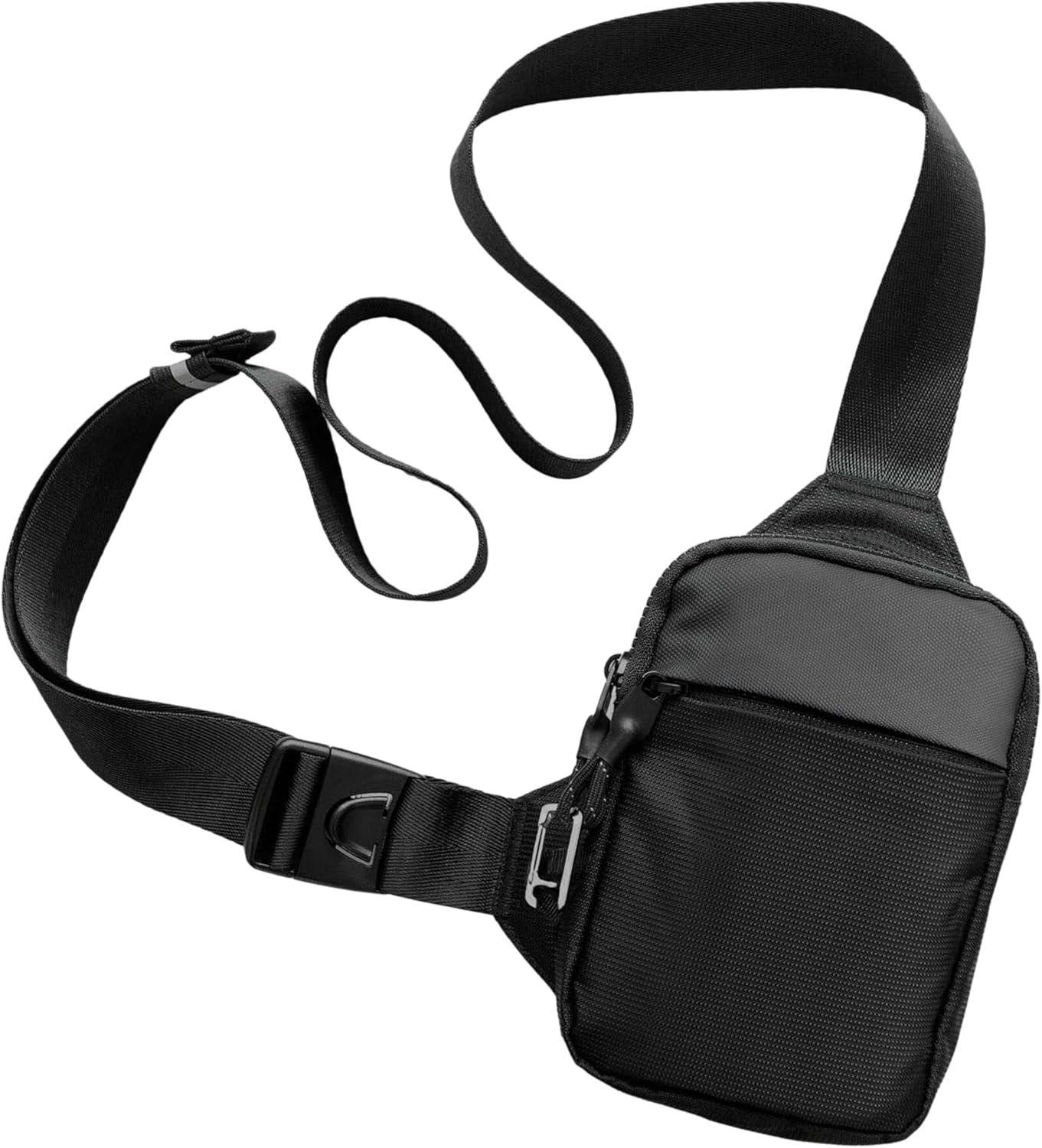 Travel Sling Bag for Men & Women – Small Water Resistant Crossbody Multipocket Chest Bag with Anti-Theft