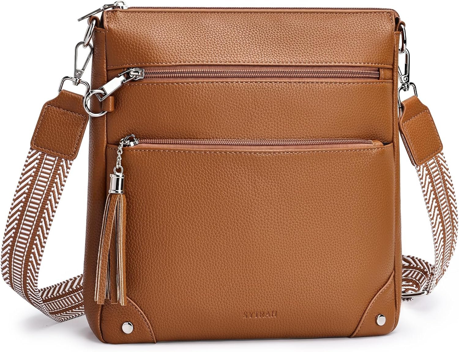 SYTRAH Anti Theft Crossbody Purses for Women RFID Blocking Crossbody Bags, Travel Shoulder Purse with Built-in Wallet