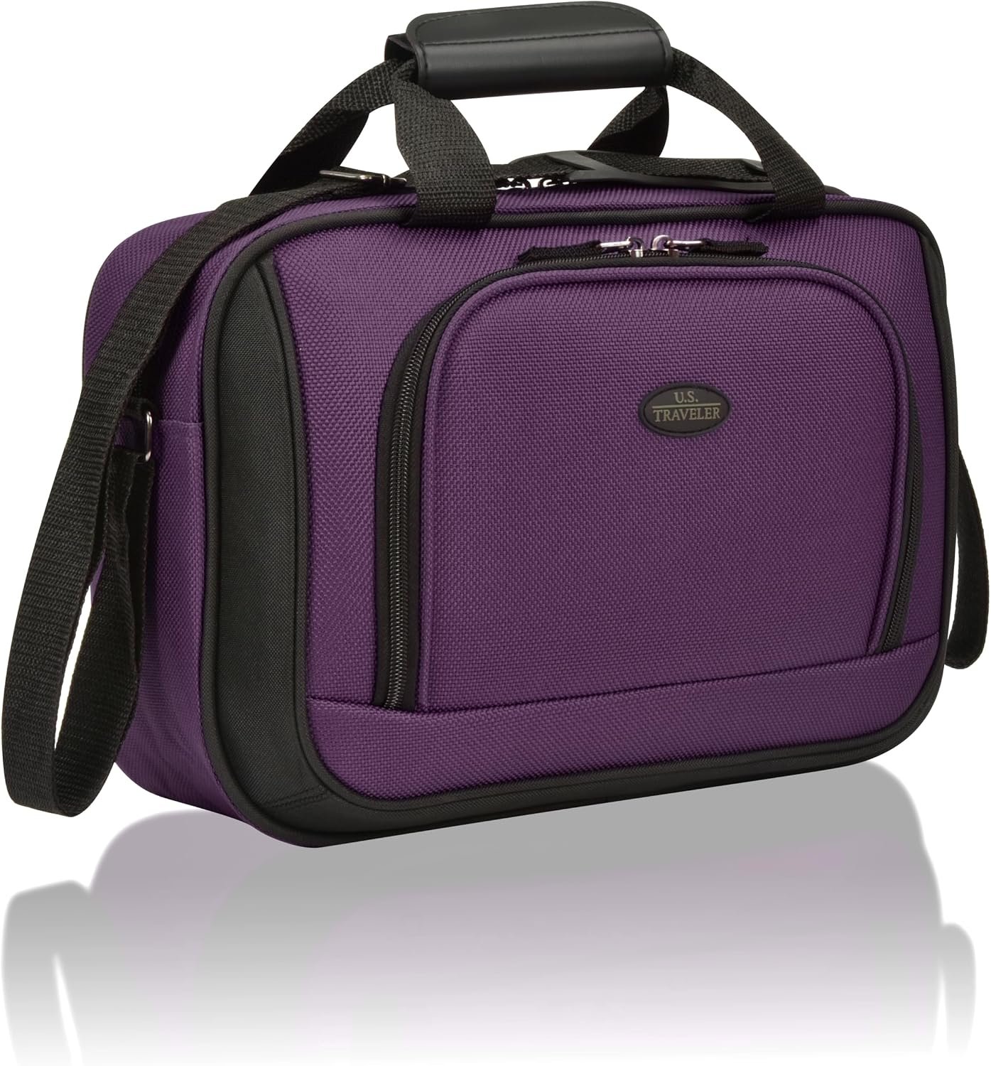U.S. Traveler Rio 14″ Travel Tote Bag, Lightweight 1200D Carry-On Bag for Women & Men