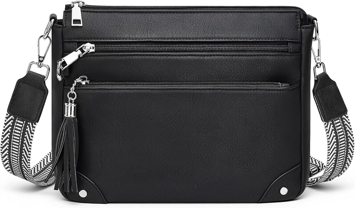 Anti Theft Crossbody Purse for Women RFID Crossbody Bags for Travel Vegan Leather Cross Body Bag with Built-in Wallet