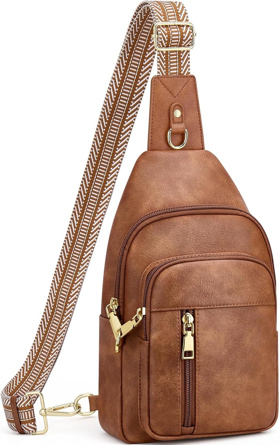 Anti Theft Crossbody Bags for Women RFID Sling Bag, Vegan Leather Cross Body Travel Purse for Women Men