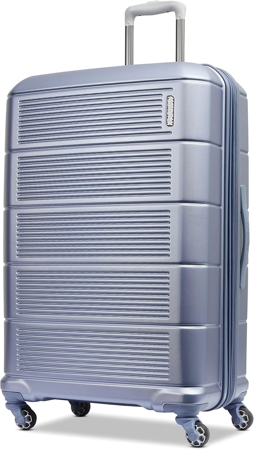 American Tourister Stratum 2.0 Expandable Hardside Luggage with Spinner Wheels, 28″ SPINNER, Slate Blue