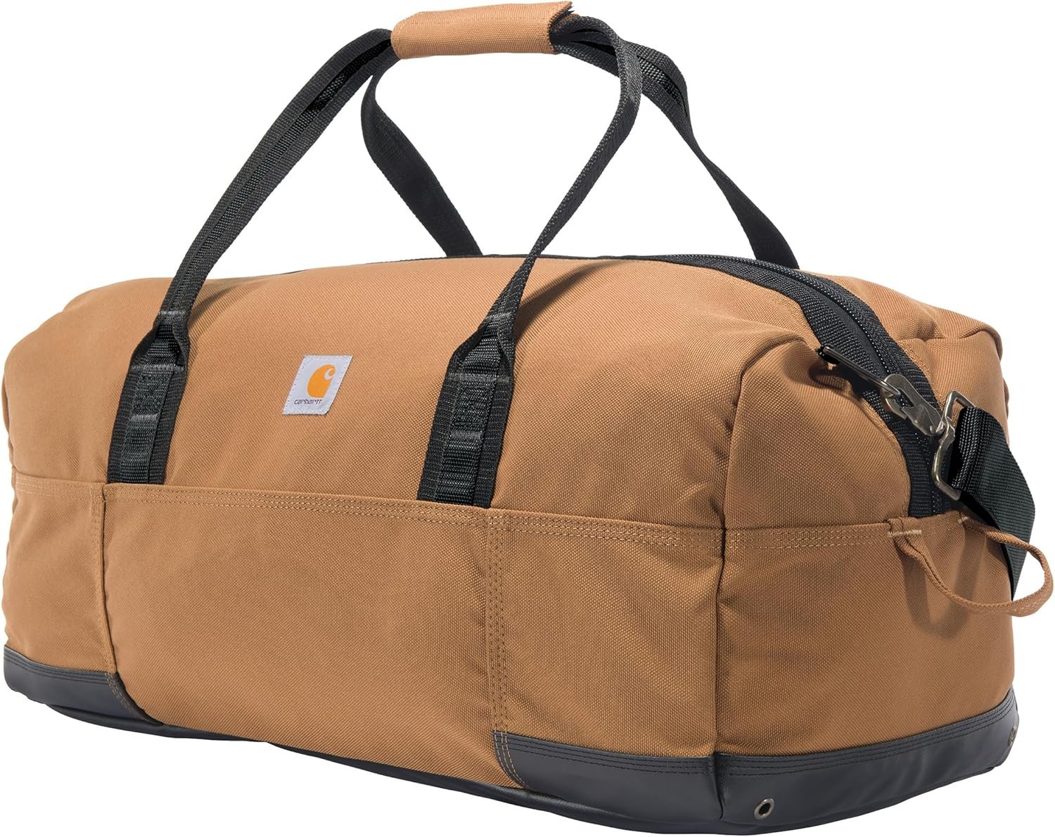 Carhartt Classic Duffels, Heavy-Duty Bag for Jobsite, Gym, & Travel, 55L, Carhartt Brown