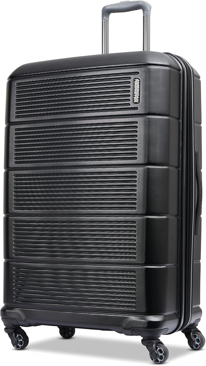 American Tourister Stratum 2.0 Expandable Hardside Luggage with Spinner Wheels, 28″ SPINNER, Jet Black